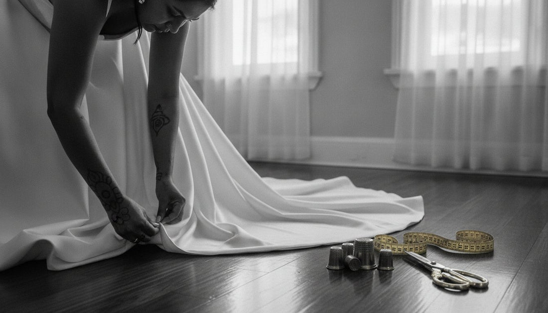 Bridal Gown Too Long? Precision Hemming for Your Perfect Brisbane Wedding