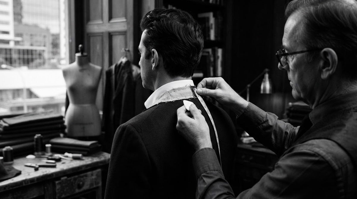 How to Alter a Suit Collar Gap Behind the Neck in Brisbane CBD