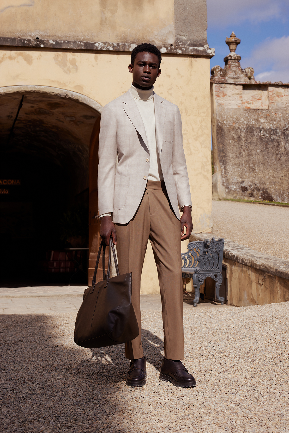 Made to measure suit detail
